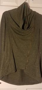 Brand New Sage Green Asymmetrical Jacket